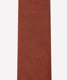 Brick Tonal Textured Woven Silk Tie