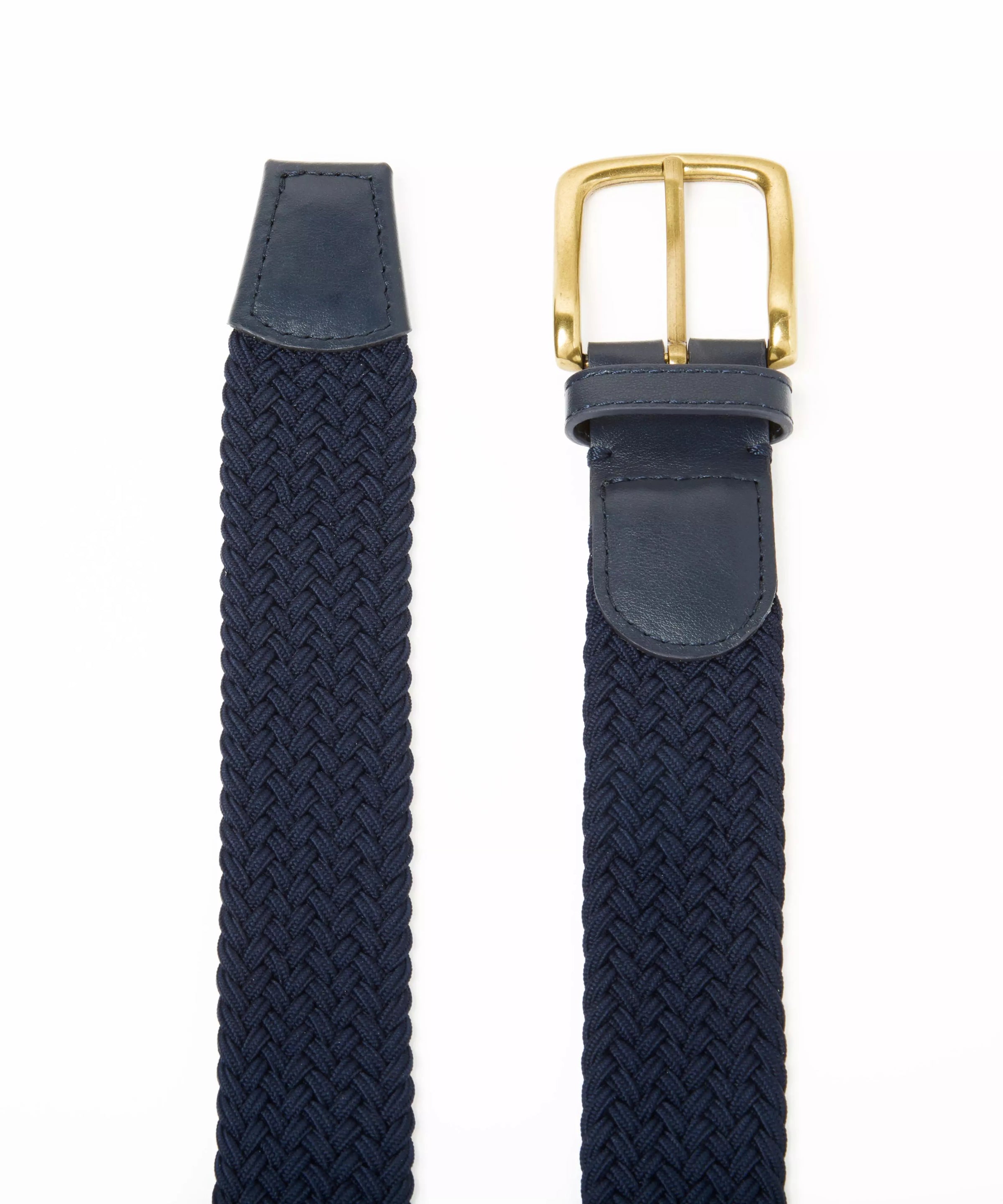 Navy Blue Stretch Woven Belt