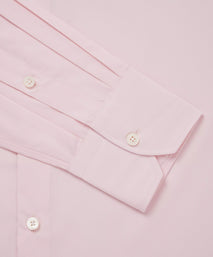 Pale Pink Classic Fit Cotton Satin Formal Shirt
