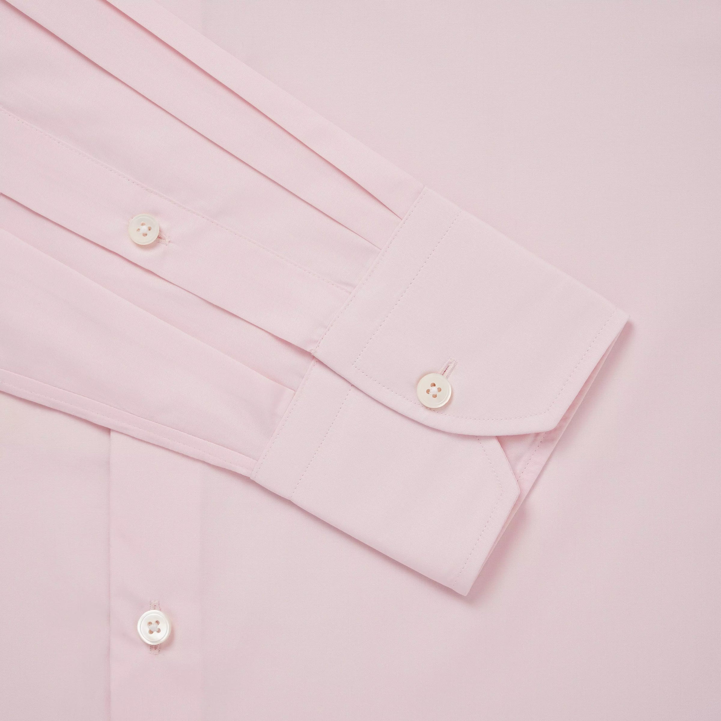 Pale Pink Classic Fit Cotton Satin Formal Shirt